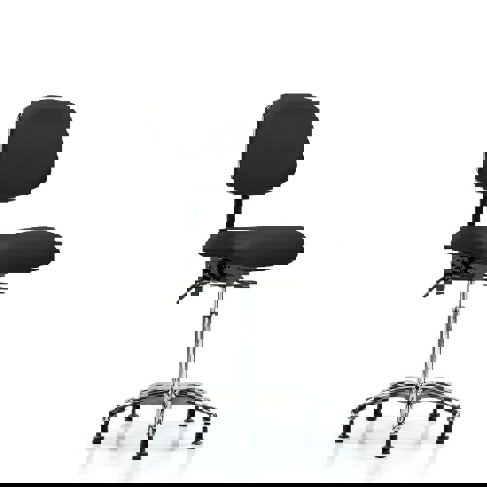 Task Chair: Vinyl, Black