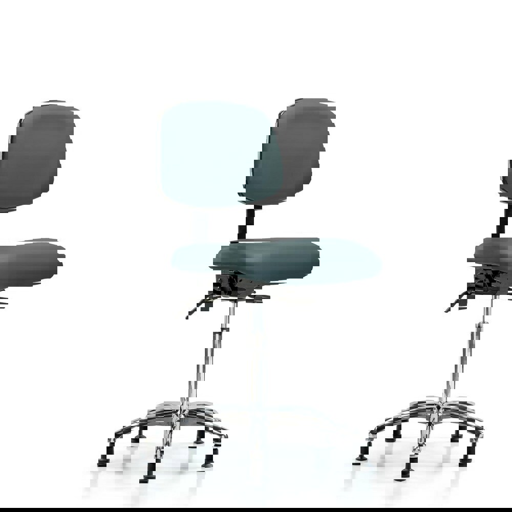 Task Chair: Vinyl, Colonial Blue