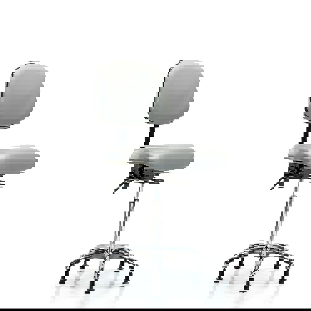 Task Chair: Vinyl, Dove