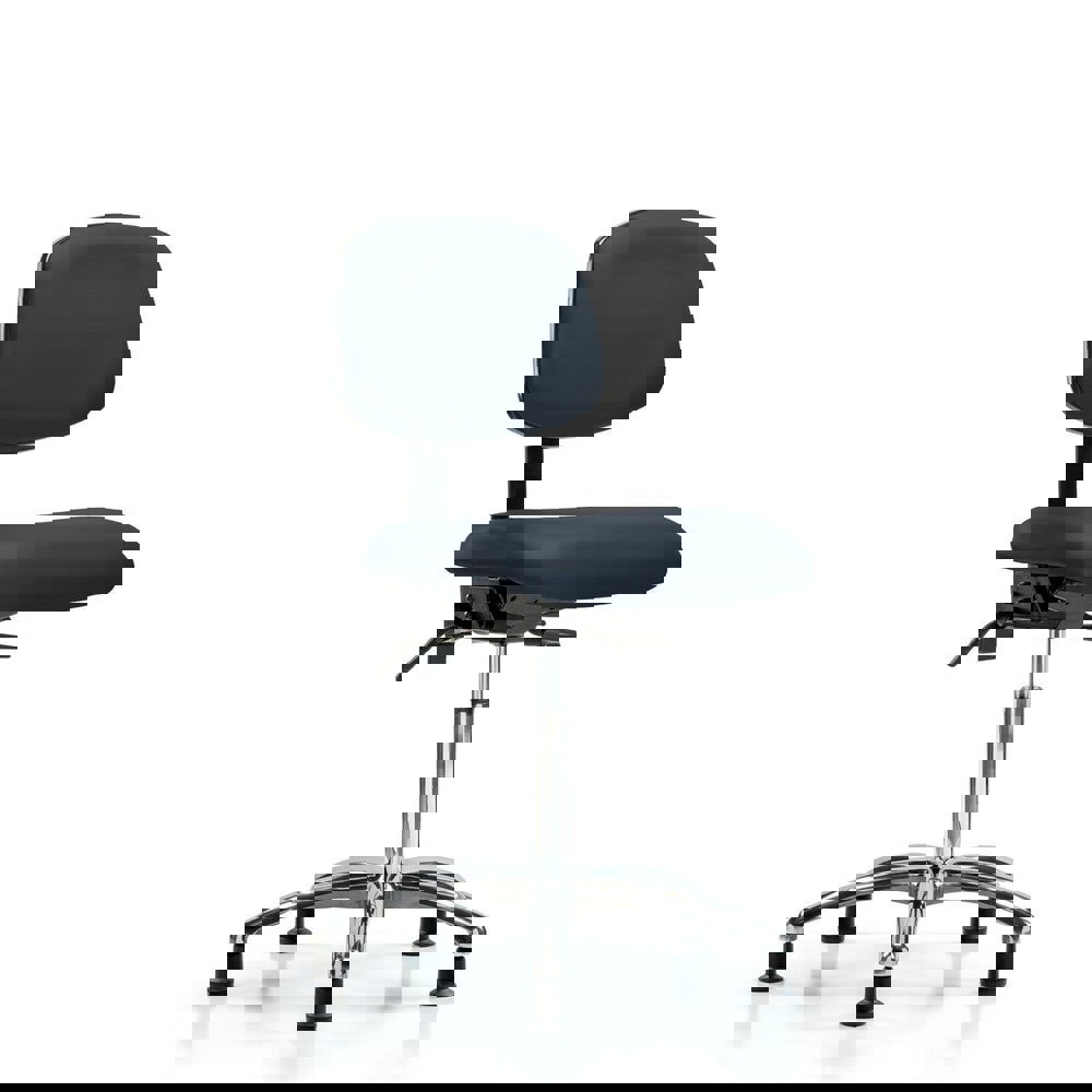 Task Chair: Vinyl, Imperial Blue