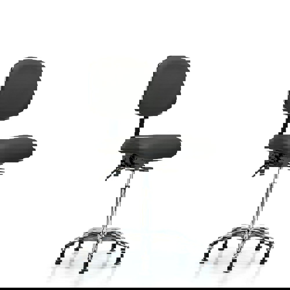 Task Chair: Vinyl, Charcoal