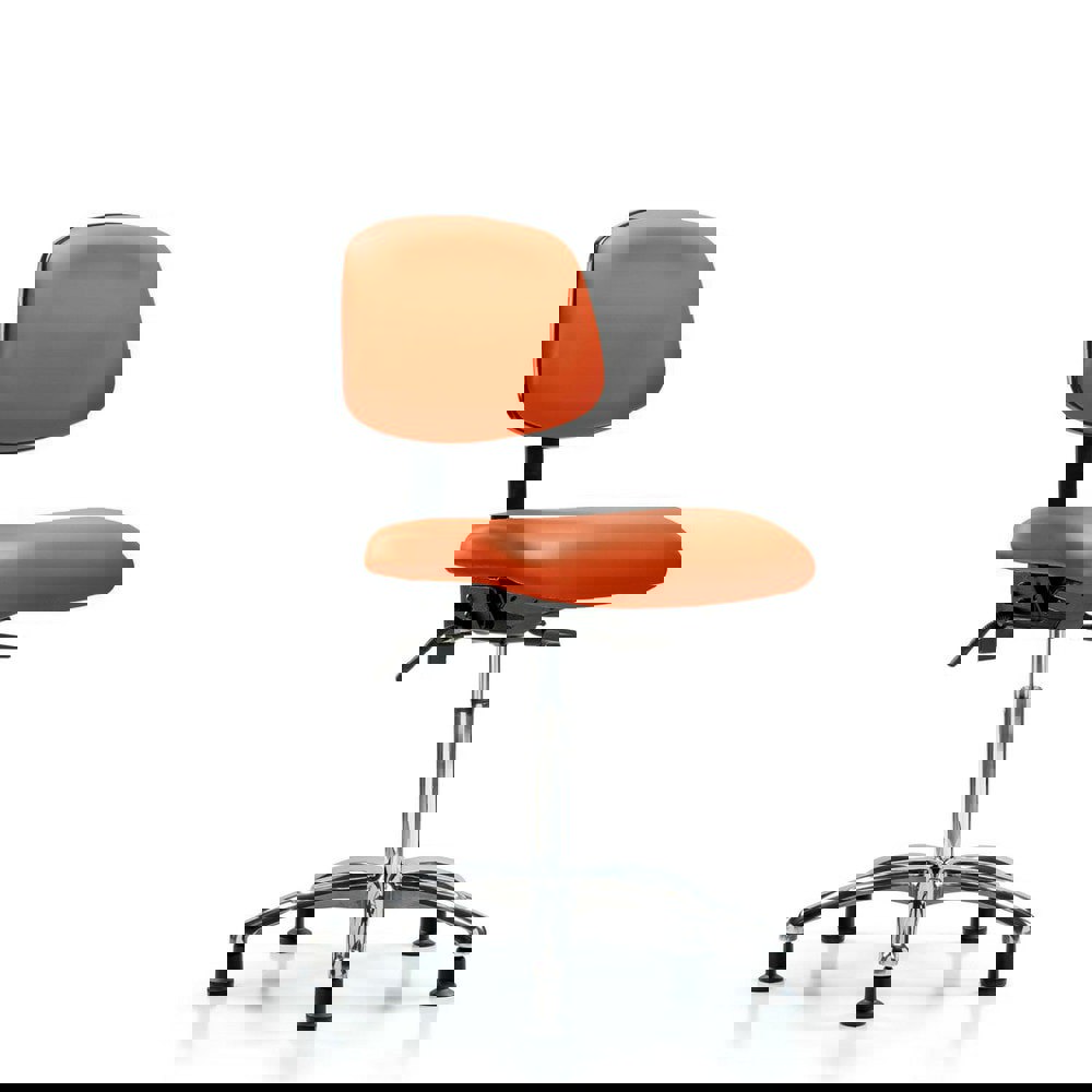 Task Chair: Vinyl, Orange Kist