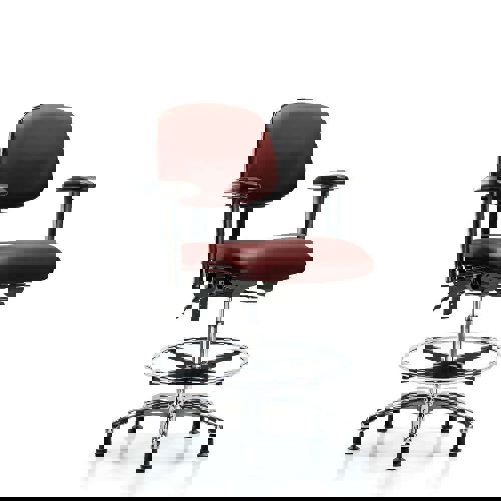 Task Chair: Vinyl, Borscht