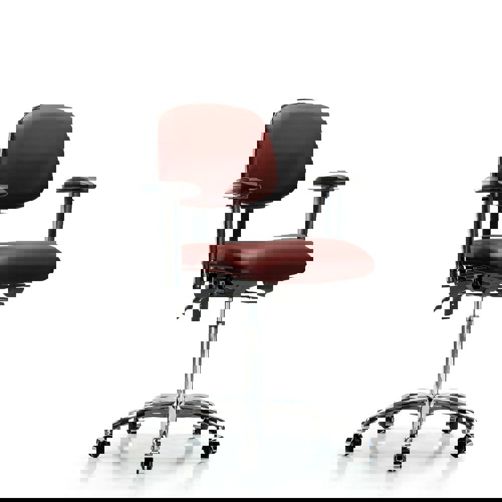 Task Chair: Vinyl, Borscht