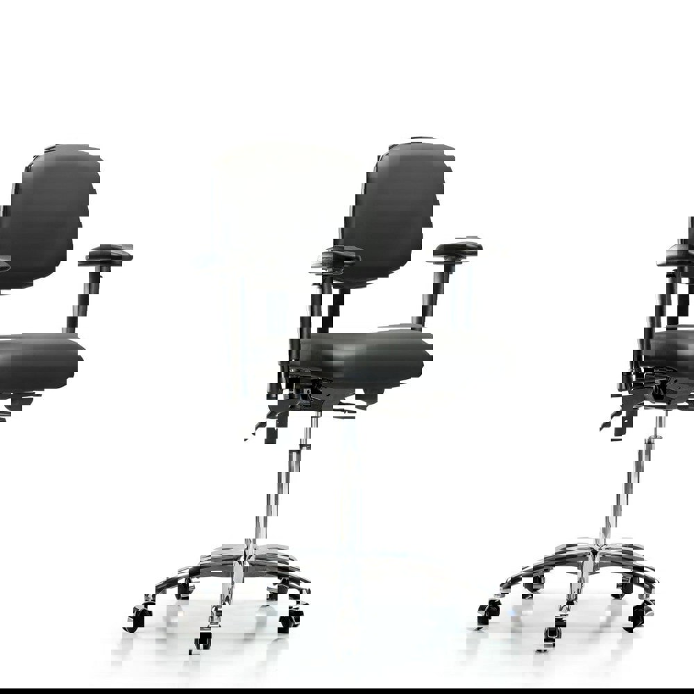 Task Chair: Vinyl, Carbon