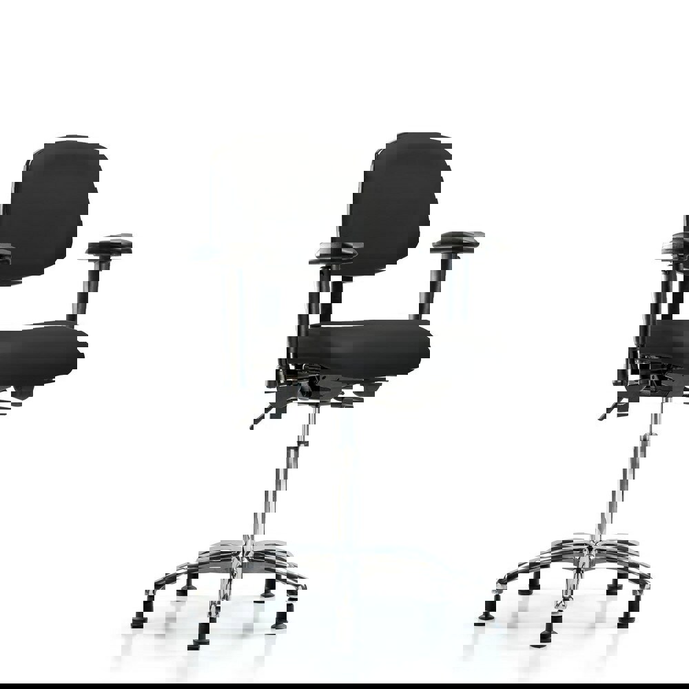 Task Chair: Vinyl, Black