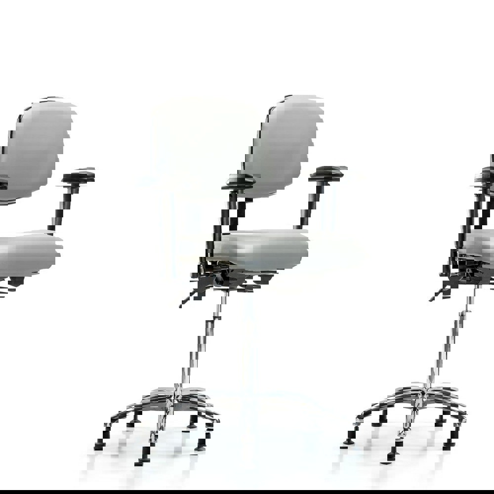 Task Chair: Vinyl, Dove