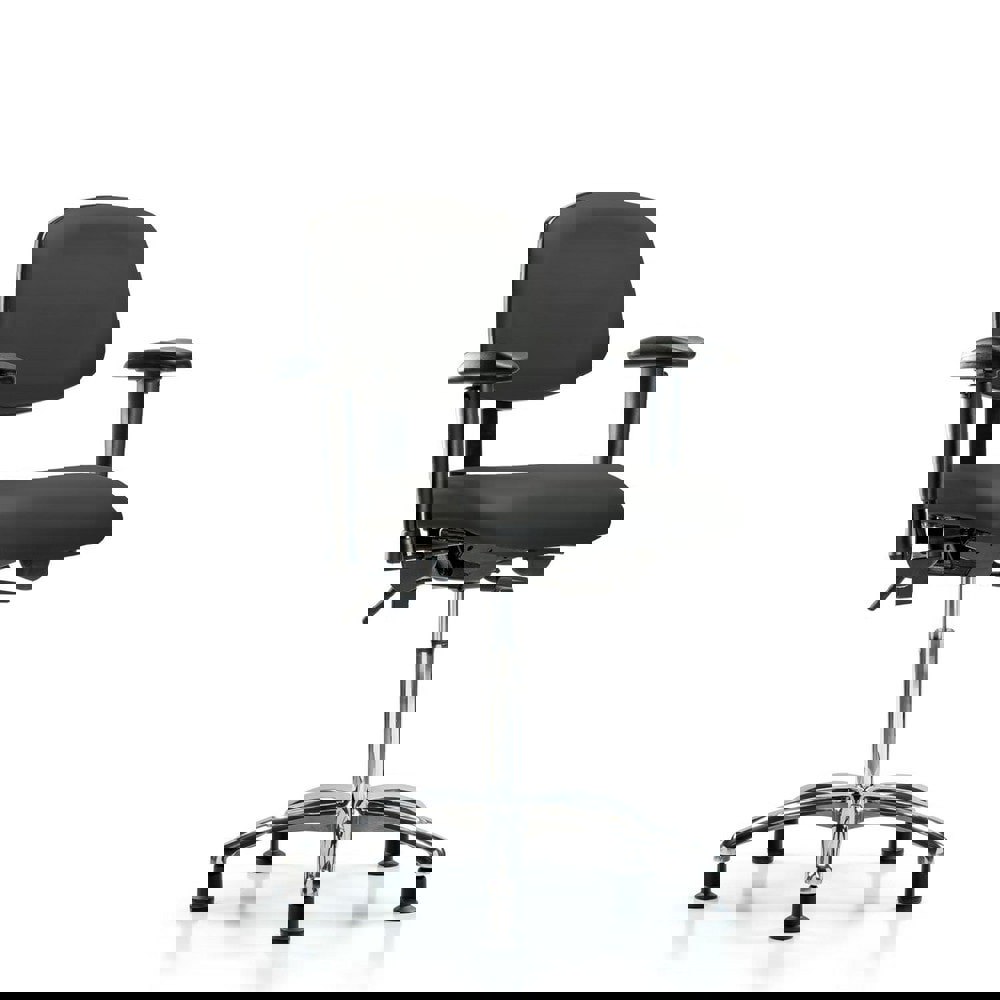 Task Chair: Vinyl, Charcoal