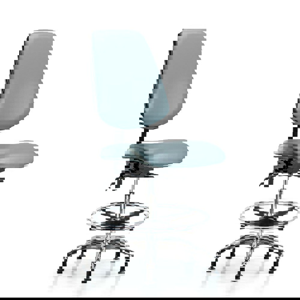 Task Chair: Vinyl, Storm