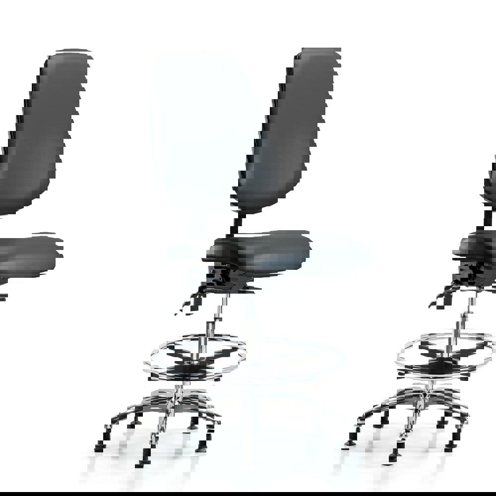 Task Chair: Vinyl, Carbon