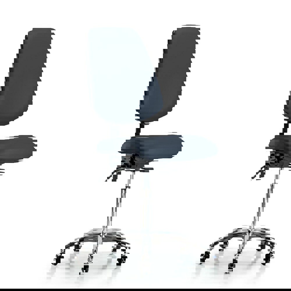 Task Chair: Vinyl, Imperial Blue