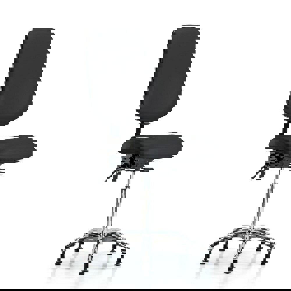 Task Chair: Vinyl, Black