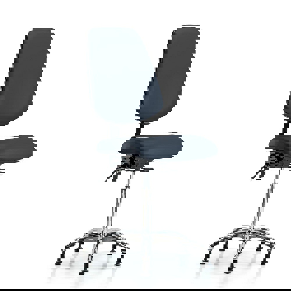 Task Chair: Vinyl, Imperial Blue