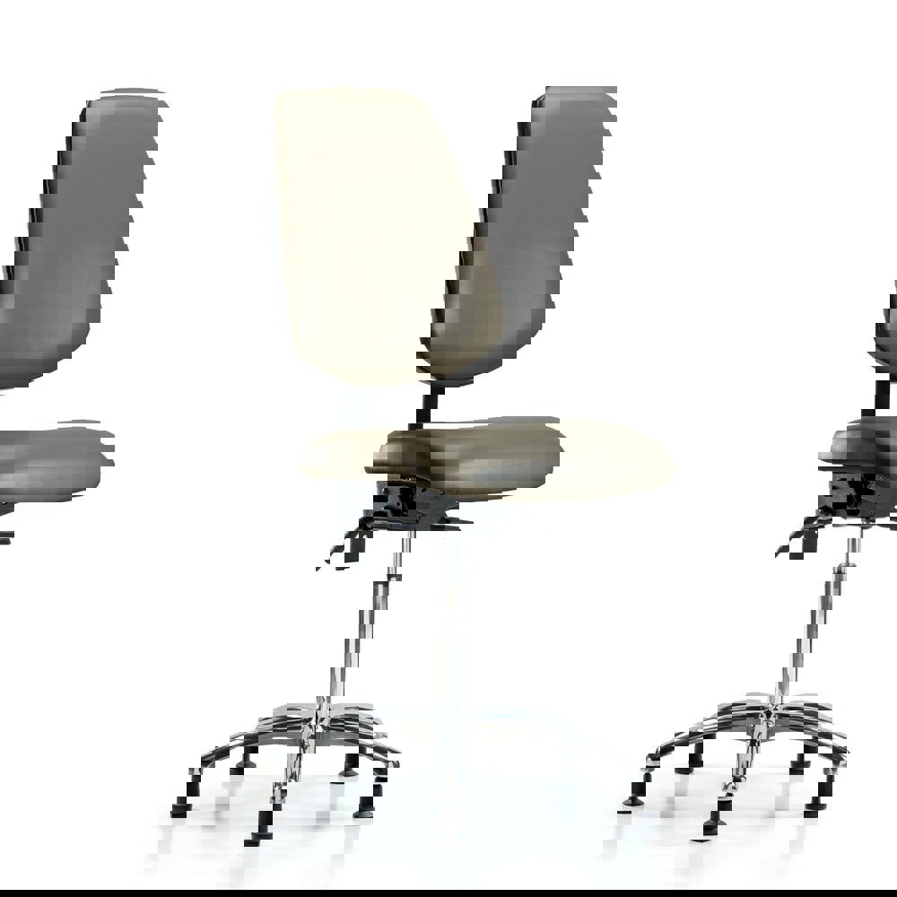 Task Chair: Vinyl, Taupe