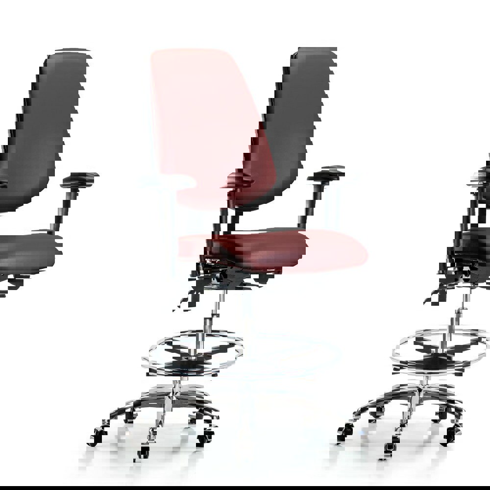 Task Chair: Vinyl, Borscht