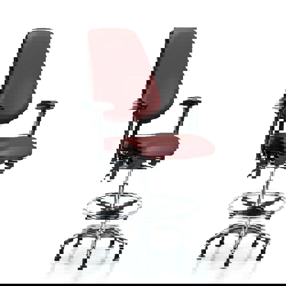 Task Chair: Vinyl, Borscht