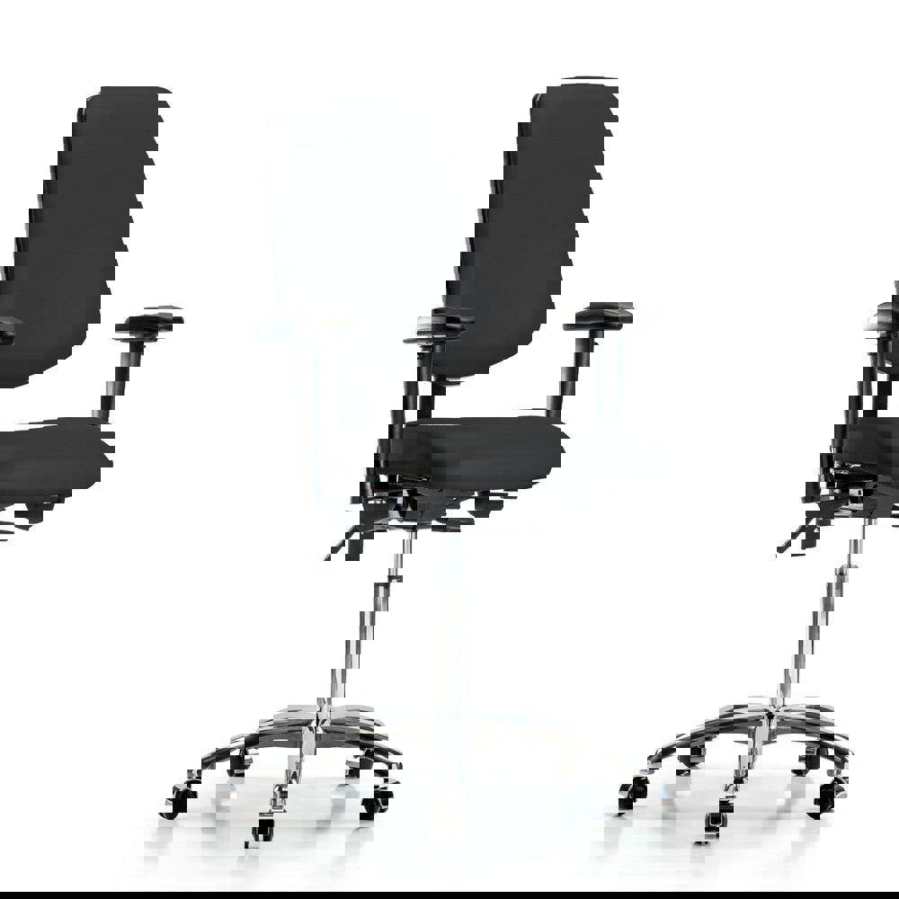 Task Chair: Vinyl, Black