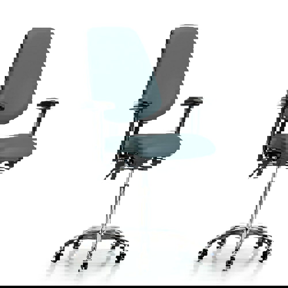 Task Chair: Vinyl, Colonial Blue