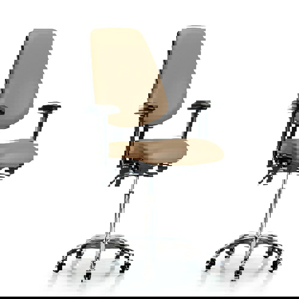 Task Chair: Vinyl, Taupe