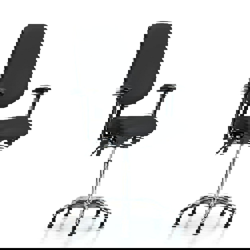 Task Chair: Vinyl, Black