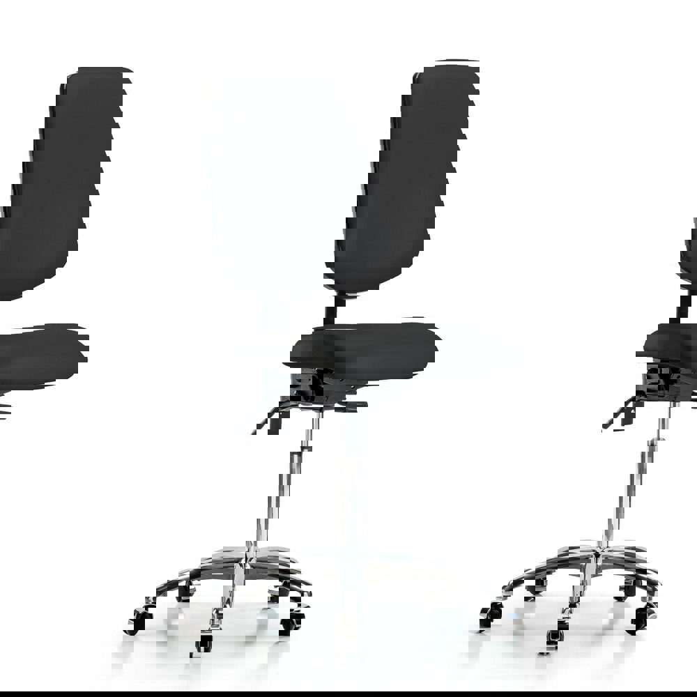 Task Chair: Vinyl, Black