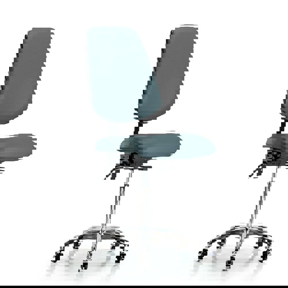 Task Chair: Vinyl, Colonial Blue