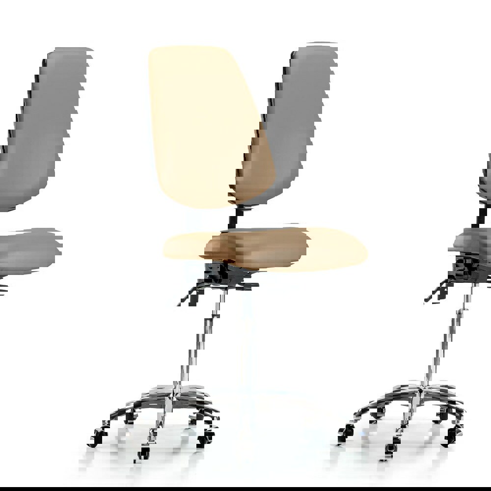 Task Chair: Vinyl, Taupe