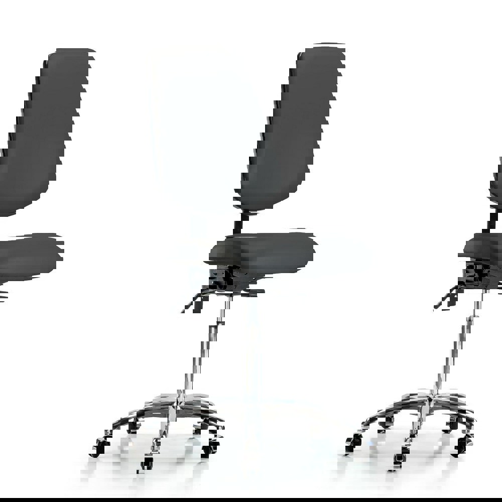 Task Chair: Vinyl, Charcoal