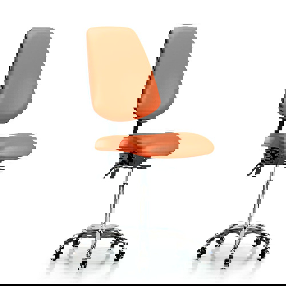 Task Chair: Vinyl, Orange Kist