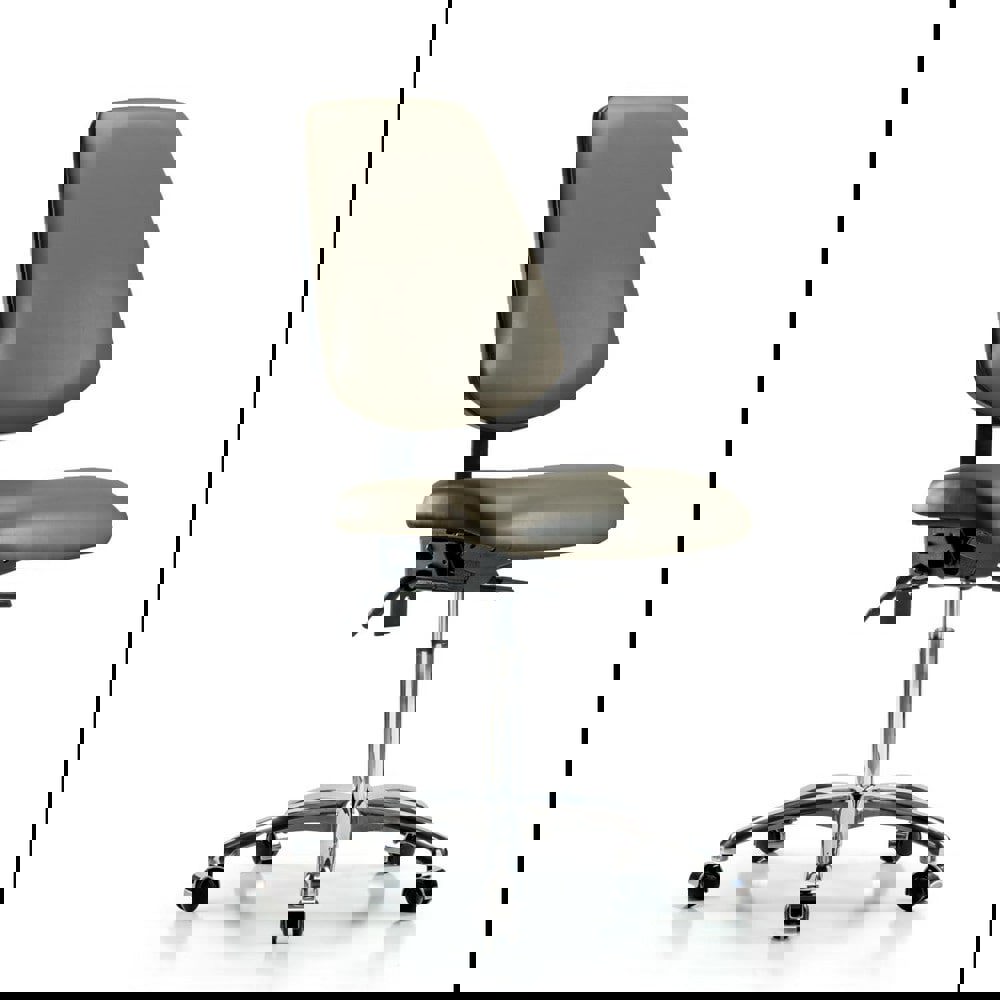 Task Chair: Vinyl, Taupe