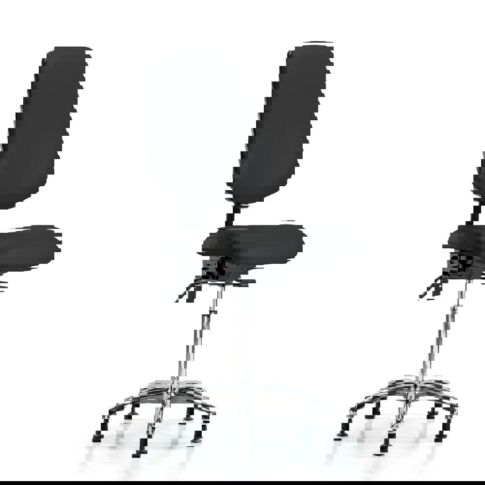 Task Chair: Vinyl, Black