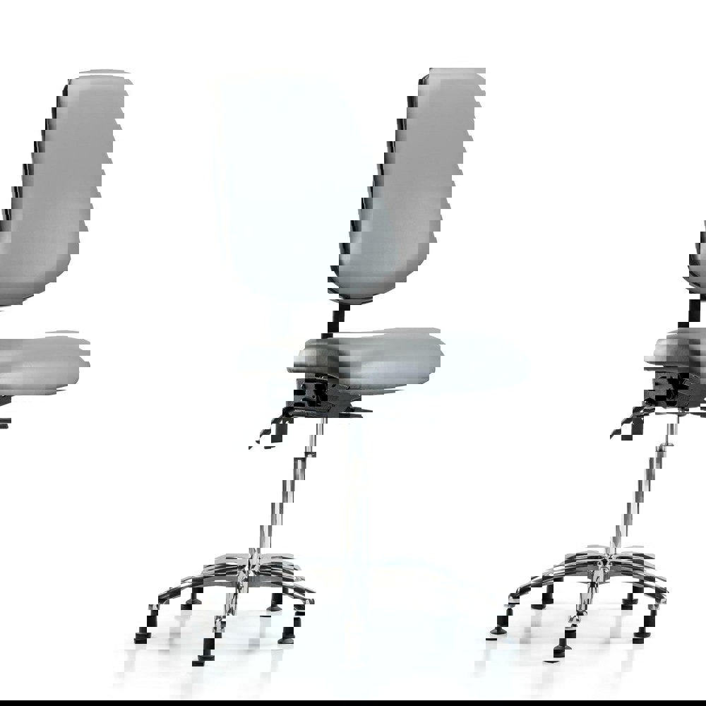 Task Chair: Vinyl, Sterling