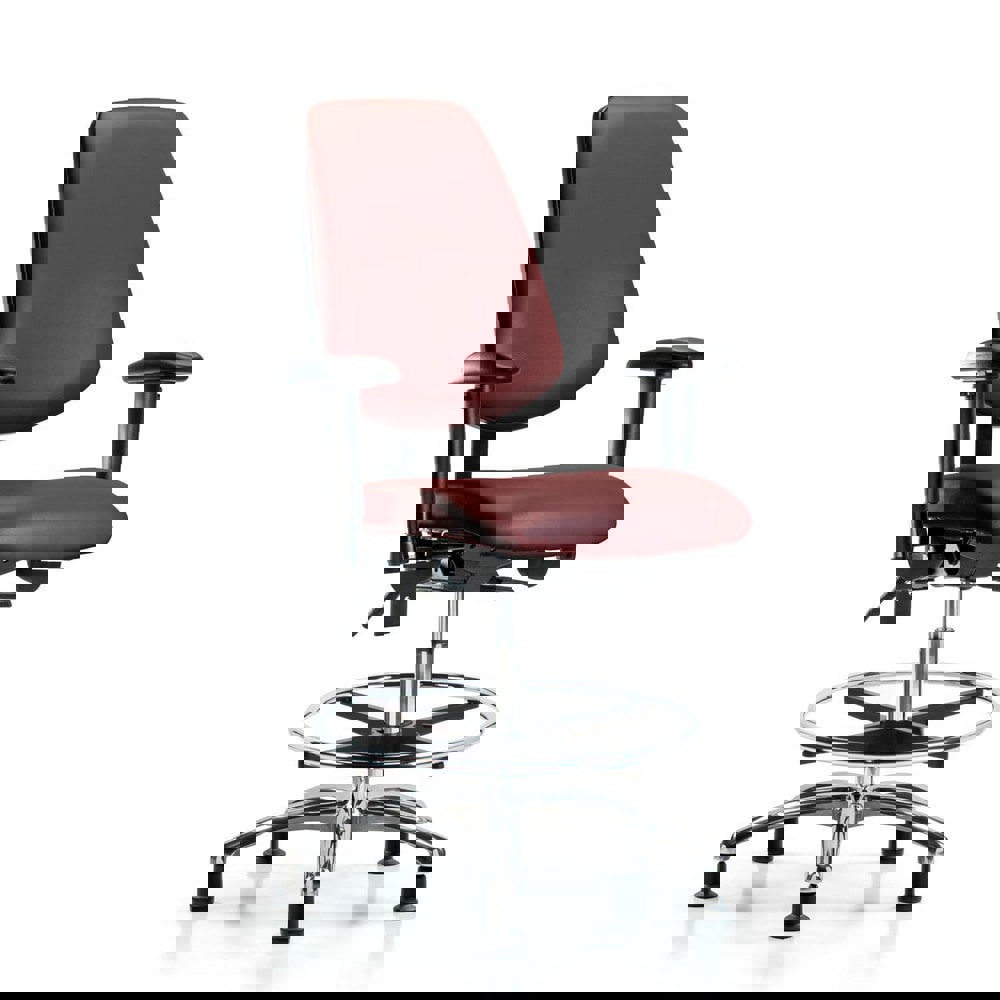 Task Chair: Vinyl, Borscht