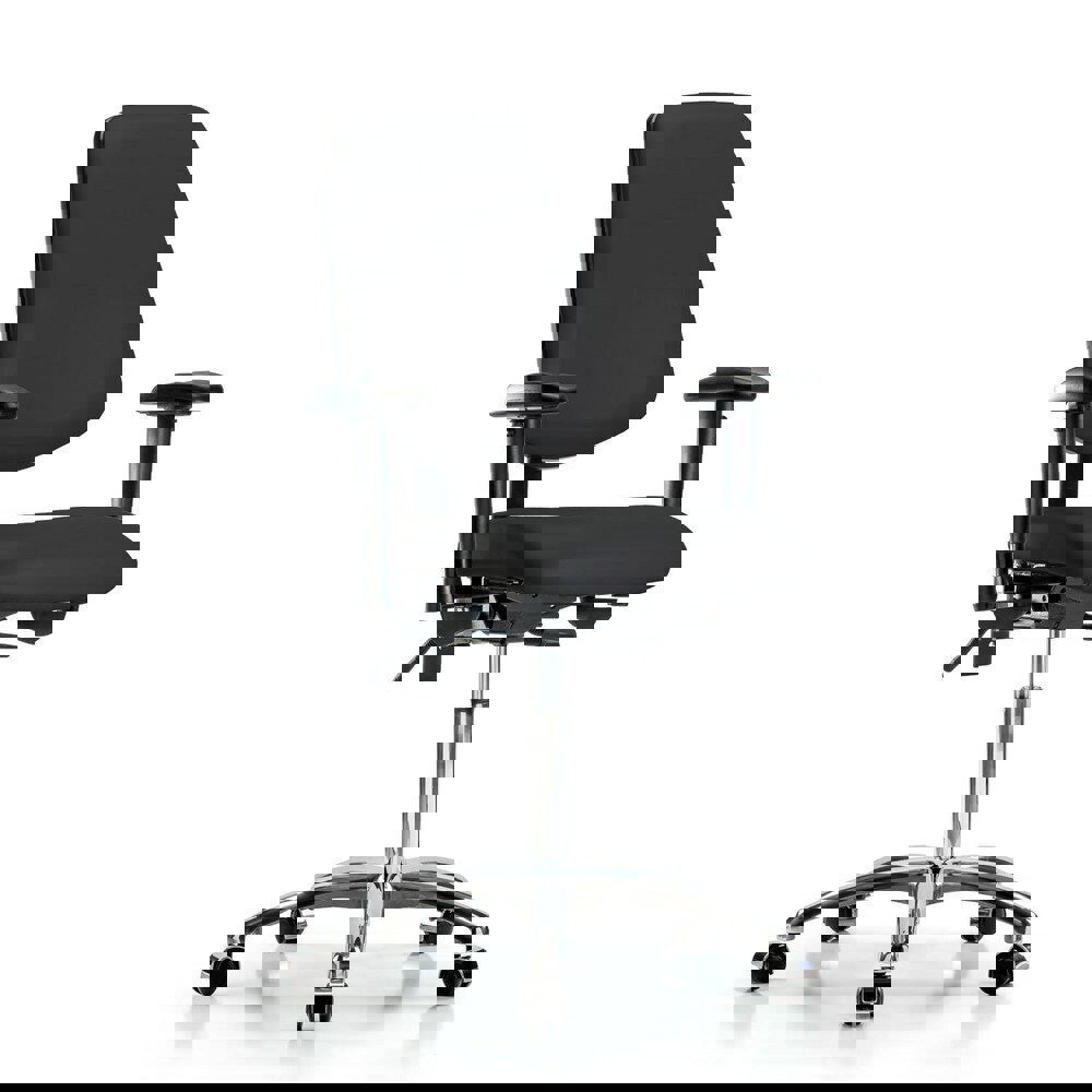 Task Chair: Vinyl, Black