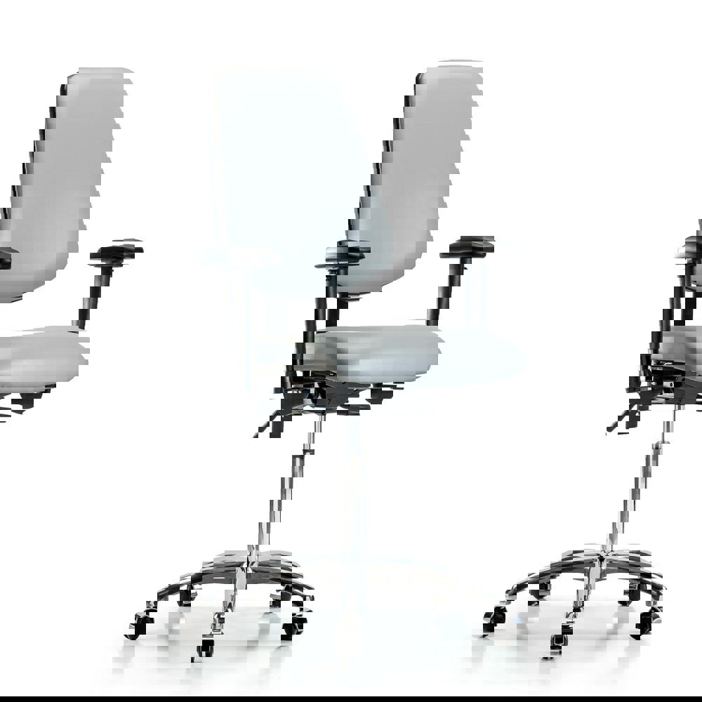 Task Chair: Vinyl, Dove