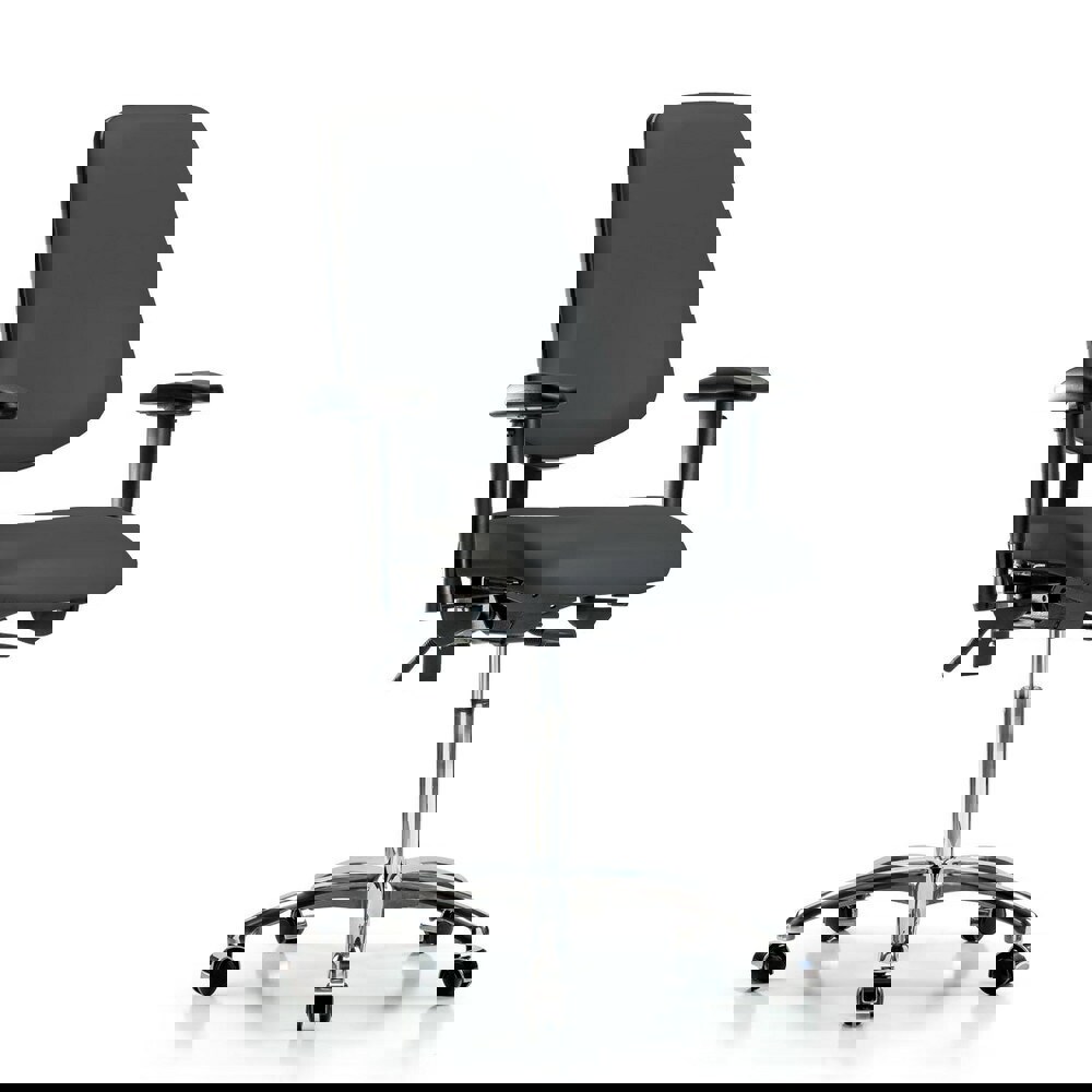 Task Chair: Vinyl, Charcoal