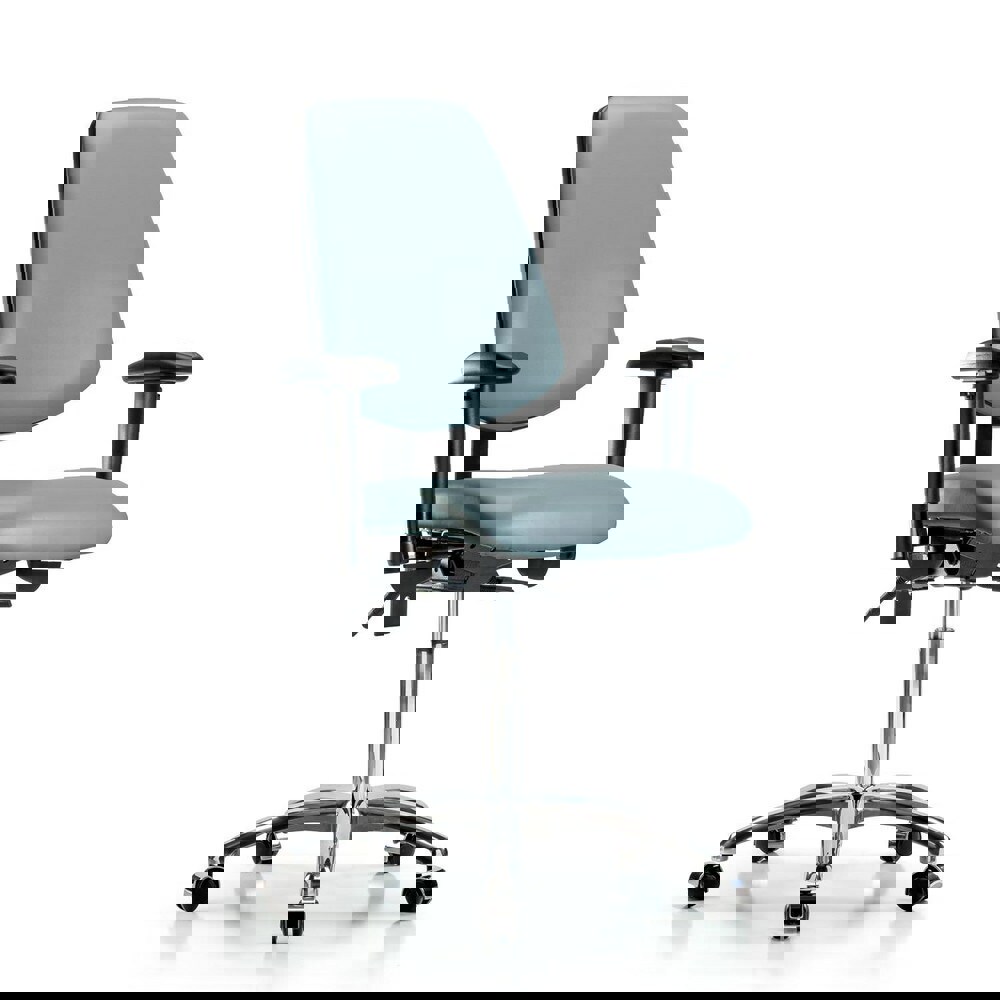 Task Chair: Vinyl, Storm