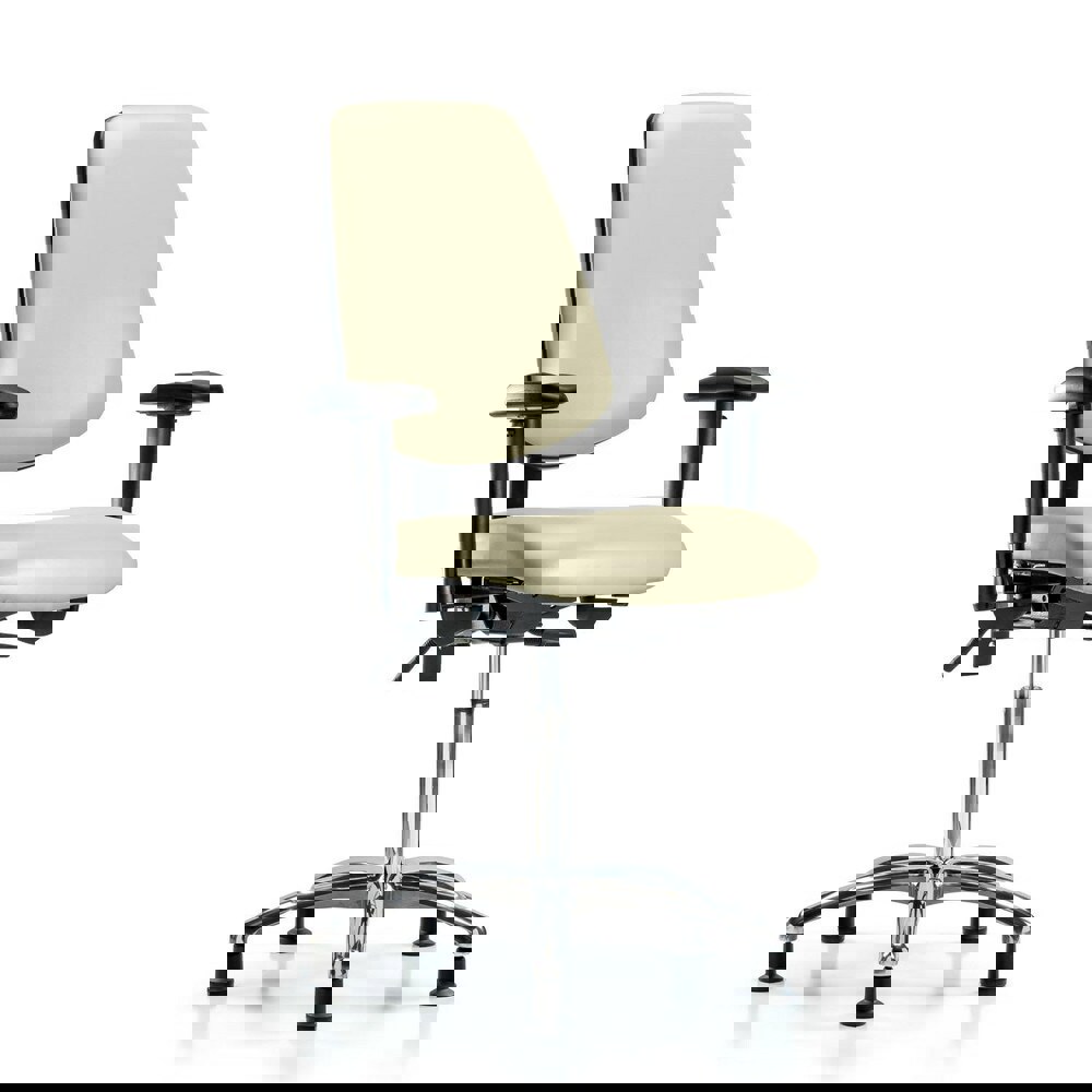 Task Chair: Vinyl, Adobe White