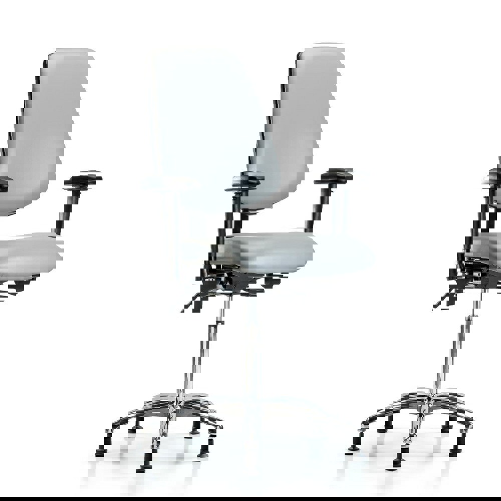 Task Chair: Vinyl, Dove