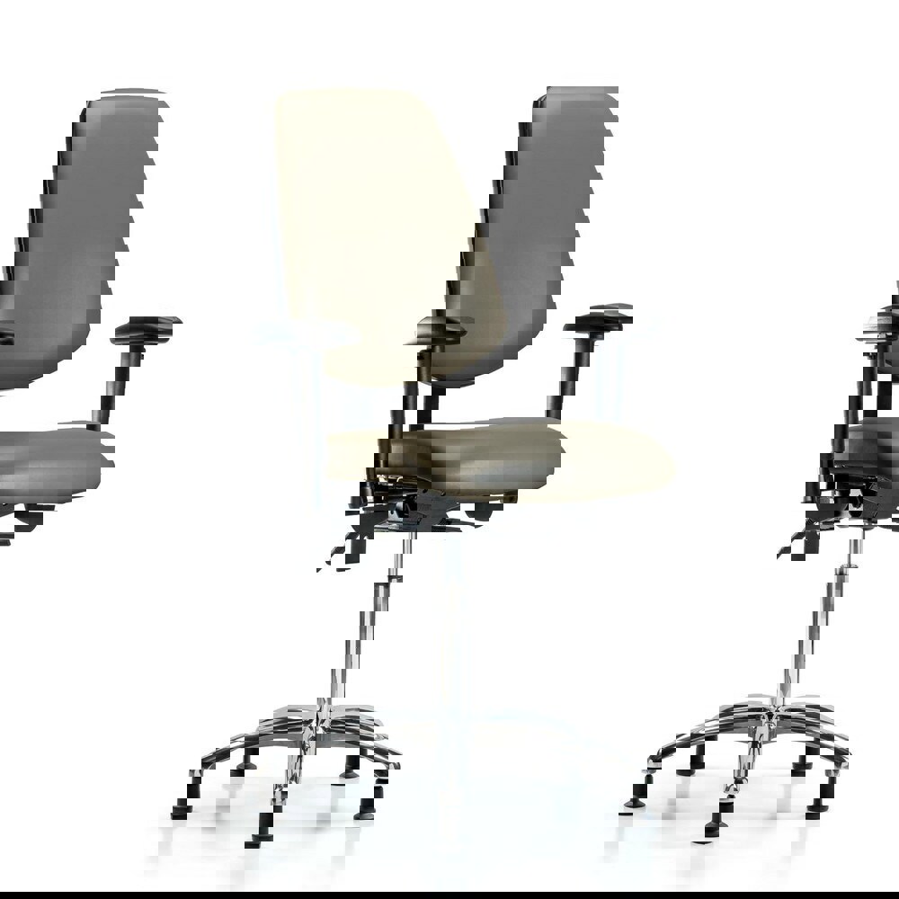 Task Chair: Vinyl, Taupe