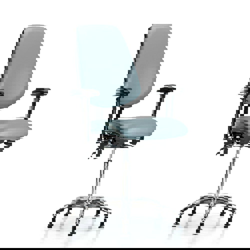 Task Chair: Vinyl, Storm