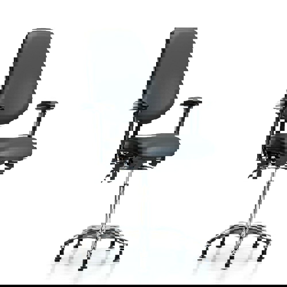 Task Chair: Vinyl, Carbon