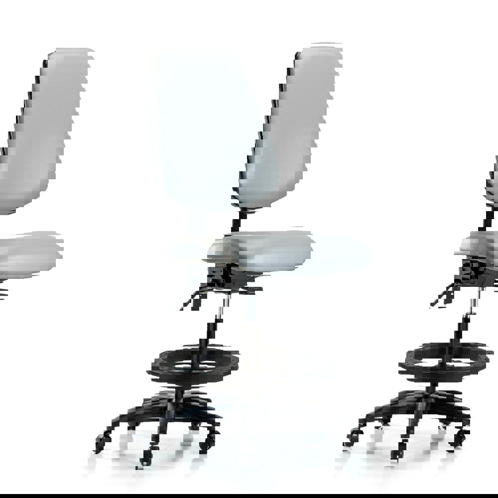 Task Chair: Vinyl, Dove