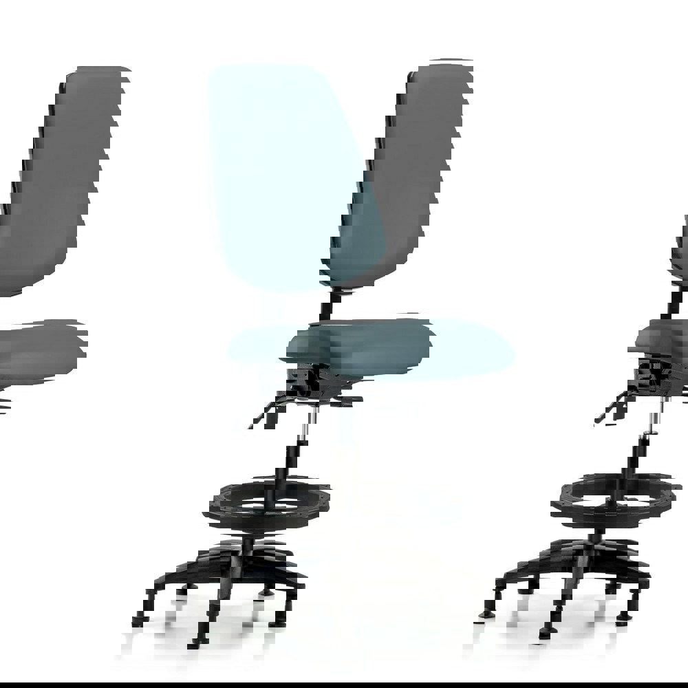 Task Chair: Vinyl, Colonial Blue