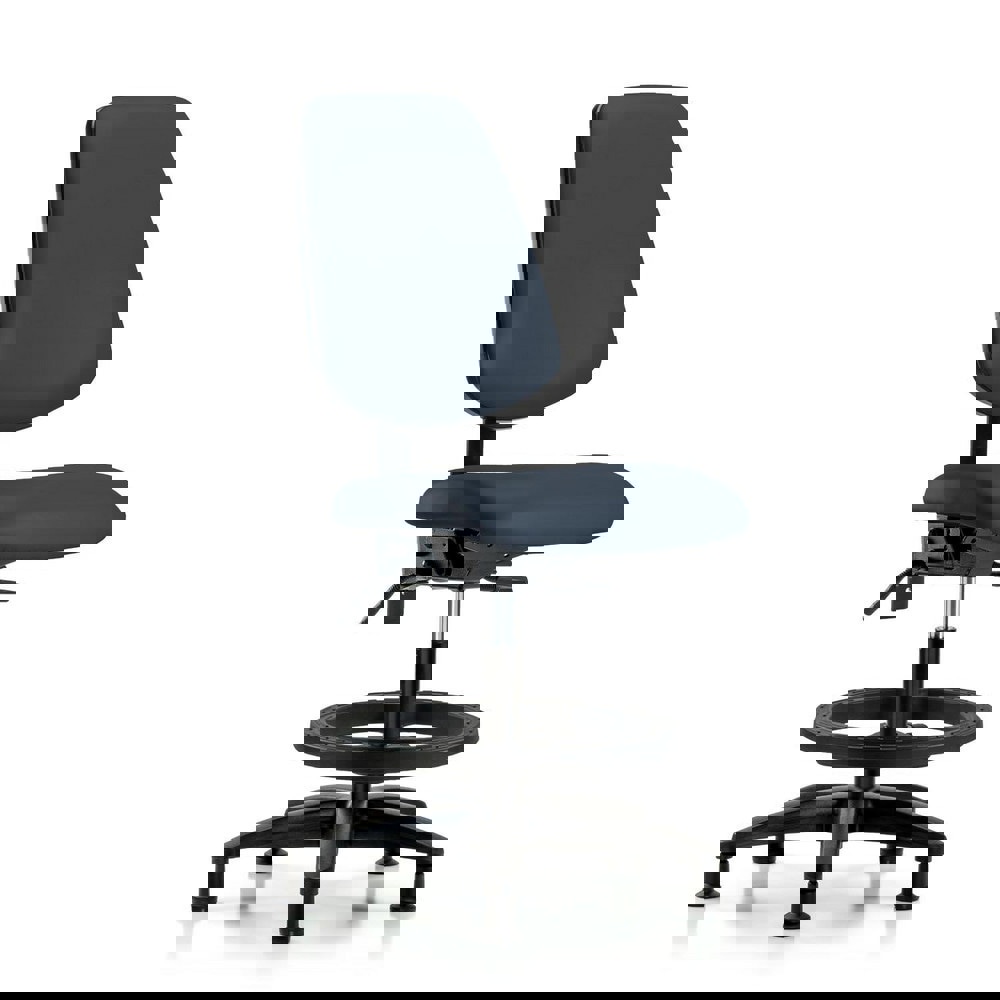 Task Chair: Vinyl, Imperial Blue