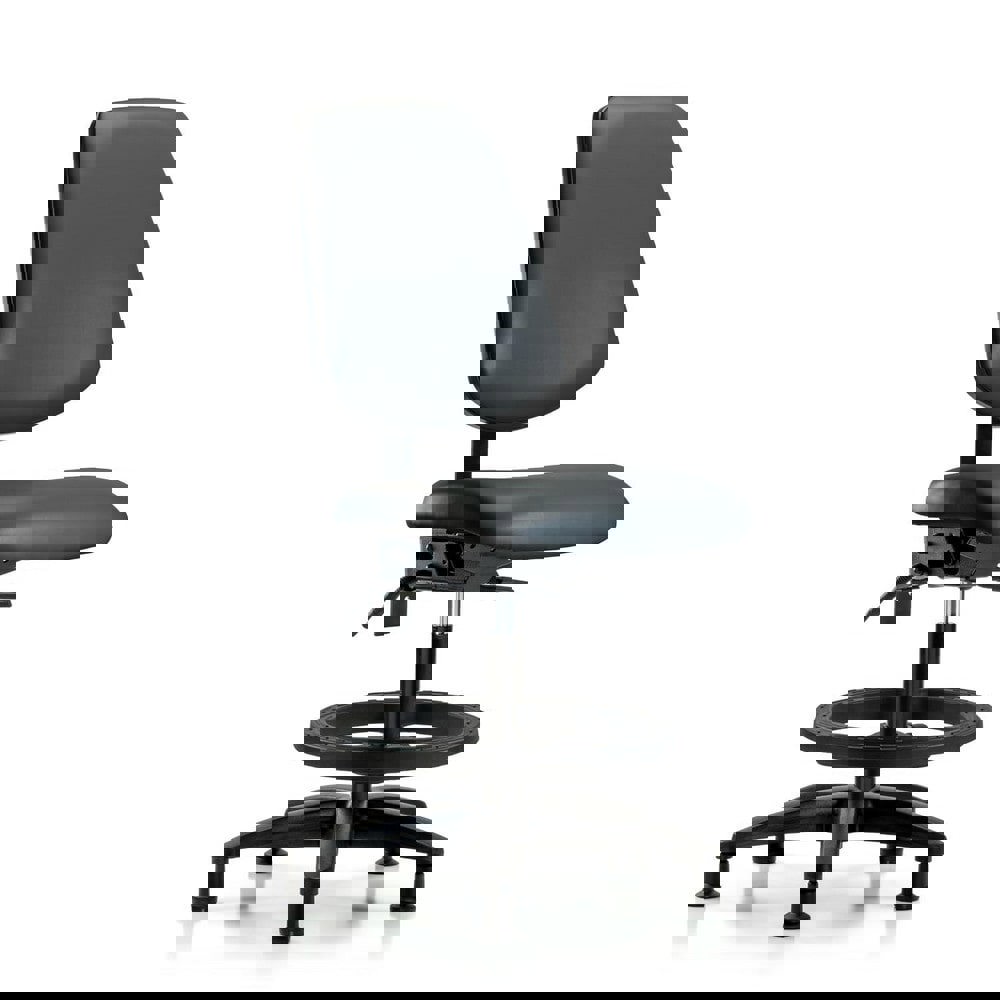 Task Chair: Vinyl, Carbon