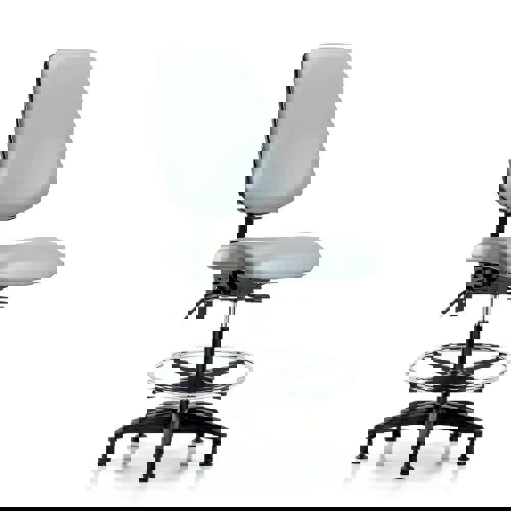 Task Chair: Vinyl, Dove