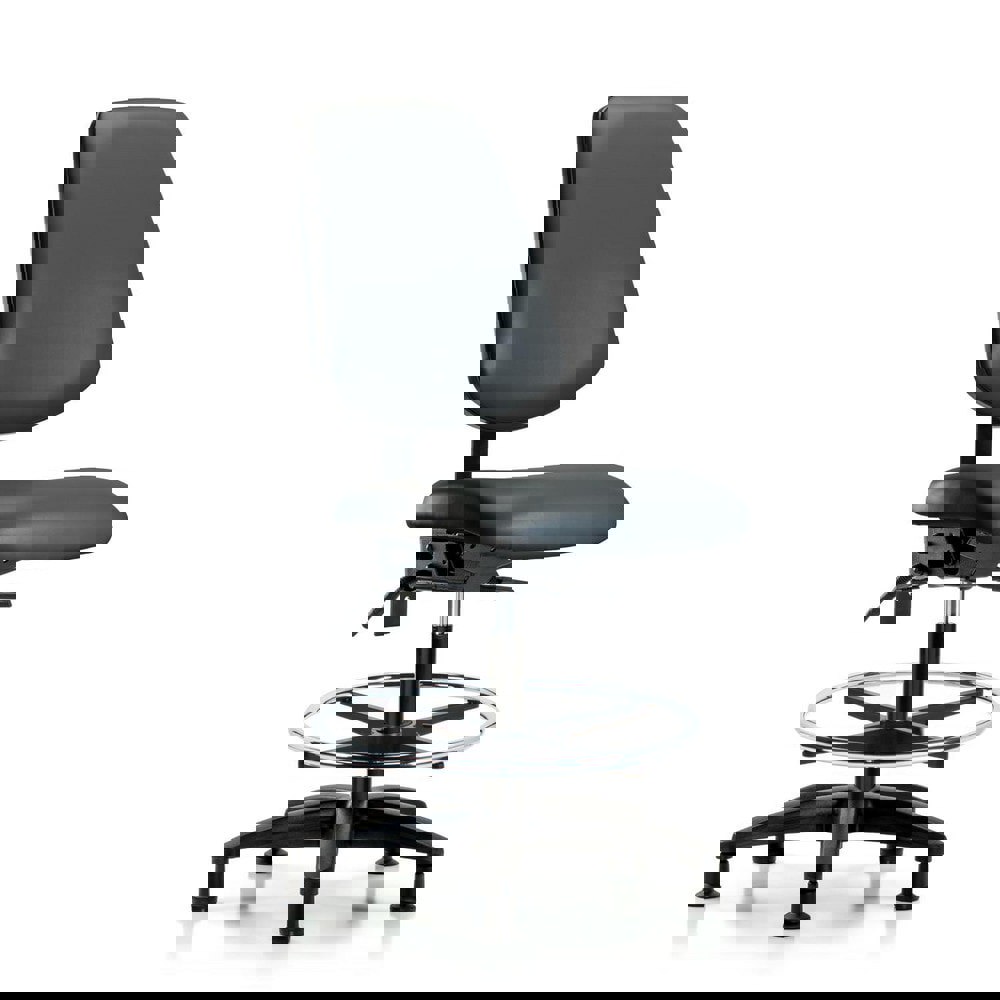 Task Chair: Vinyl, Carbon