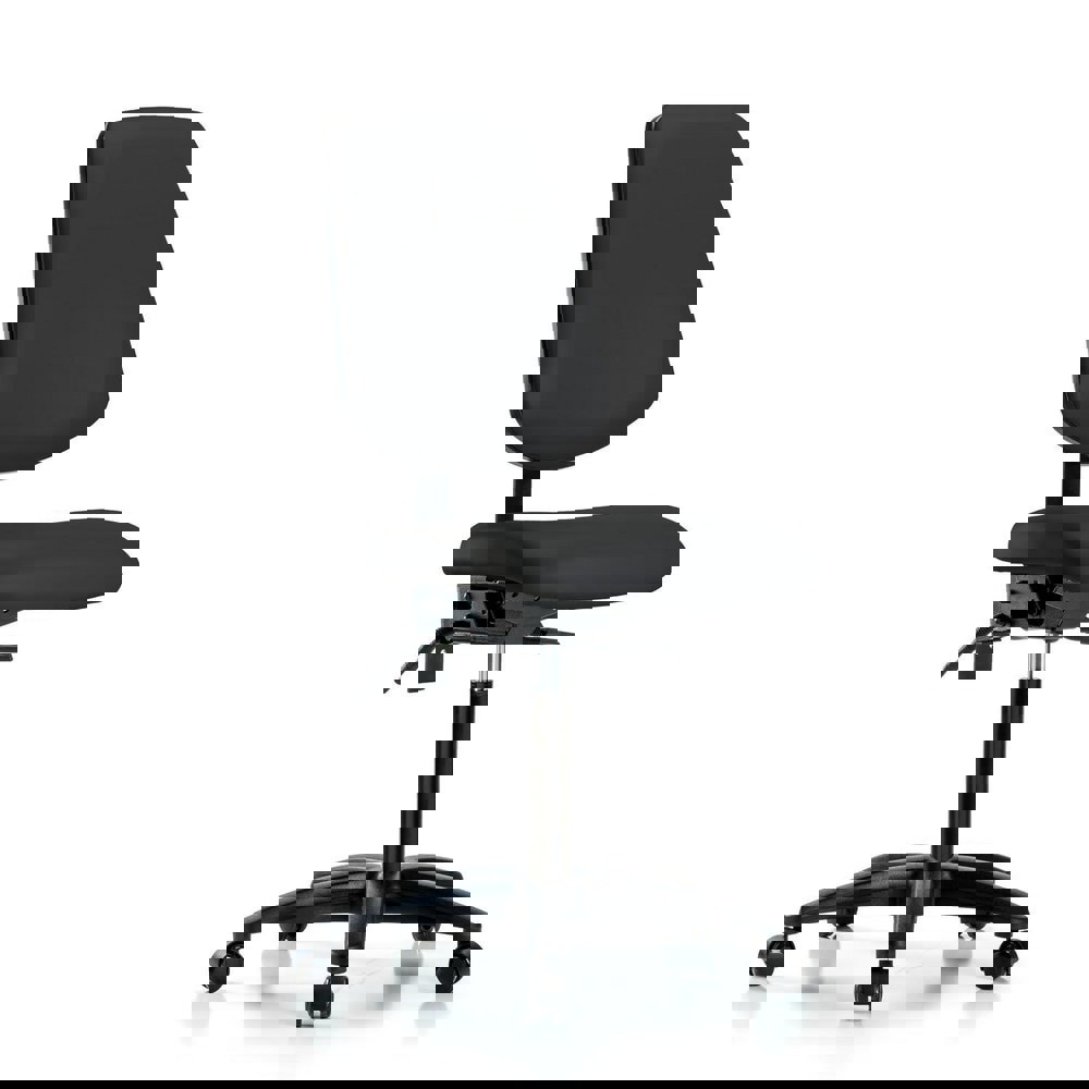 Task Chair: Vinyl, Black