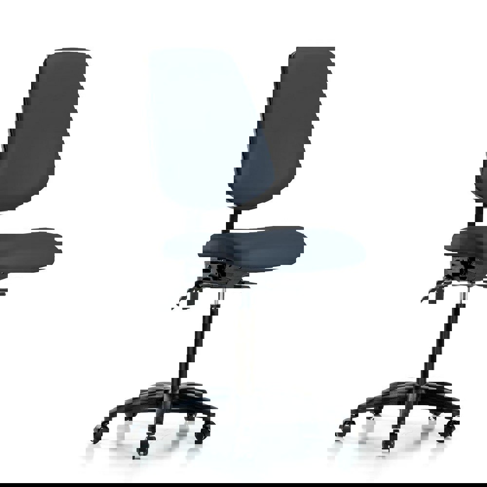 Task Chair: Vinyl, Imperial Blue